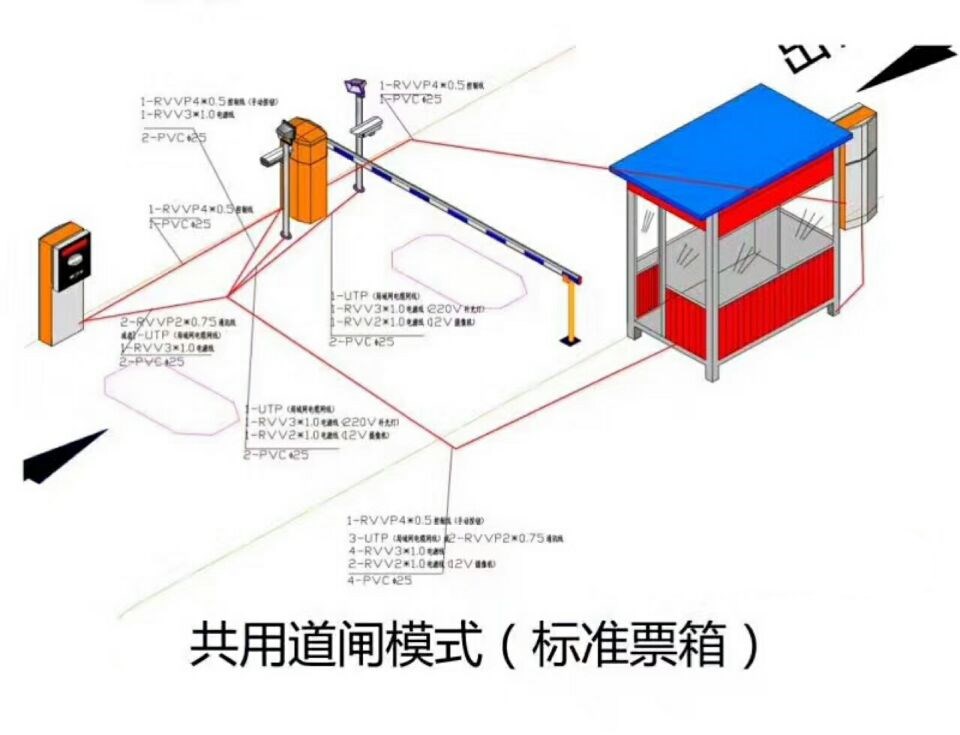 泸州龙马潭区单通道模式停车系统